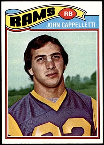1977 Topps 108 Джон Каппеллетти Лос Анджелис Рэмс (Футболна карта) в Ню Йорк Рэмс Пен Св.