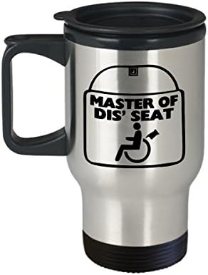 Пътна чаша за хендикап - Master of раз' seat - Забавен подарък за хендикап