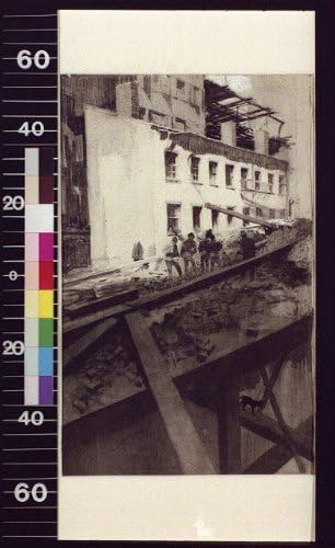 Исторически находки Снимка: Разрушаването на Котешки алеи, Джей Хэмбидж,1898?,Събаряне На Сгради, Бараки, Пеполе