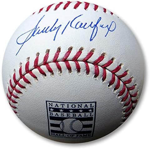 Санди Куфакс с Автограф влезе в Залата на славата на MLB Бейзбол Dodgers JSA XX29101 - Бейзболни топки с автографи