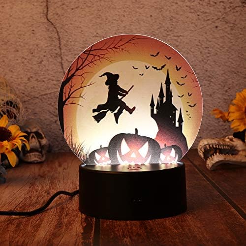 Led лампа с Шарките на Вещици, Декоративна Нощна Лампа за Хелоуин, Оформление на Сцената, Реквизит, Декорация за