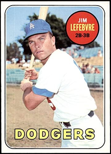 1969 Topps # 140 Джим Лефевр Лос Анджелис Доджърс (Бейзбол карта) в Ню Йорк /MT Dodgers