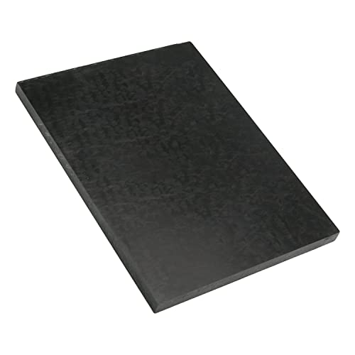 Othmro Черен Пластмасов лист с помпоном 0,39 * 5,9* 7,87 1 бр., За печат, Твърда стабилна Пластмасова дъска, Пластмасово покритие, материали Направи си сам за домашен интериор,