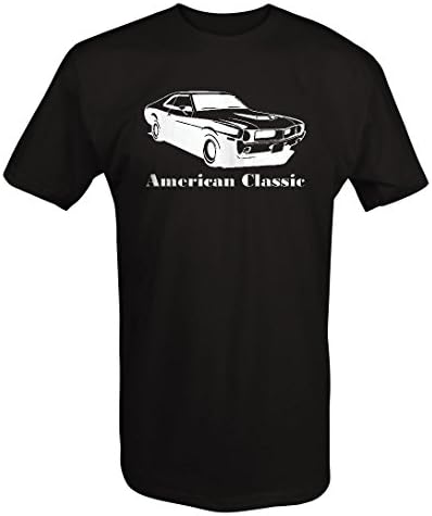 Американската Класическа тениска AMC Копието на 1970-те години AMX Muscle Car
