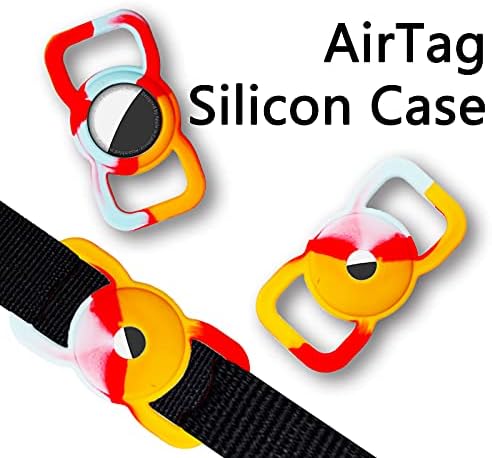 4 Опаковки Защитни Силиконови въздушни Маркиране на Притежателя на Ключодържател за Apple Airtag GPS за Проследяване