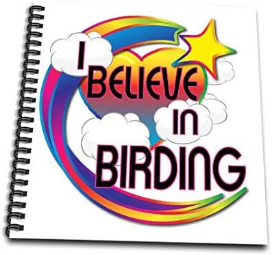 3dRose db_166286_2 I Believe in Птиците Сладък Дизайн за Вярващите-Книга за паметта, 12 от 12 инча