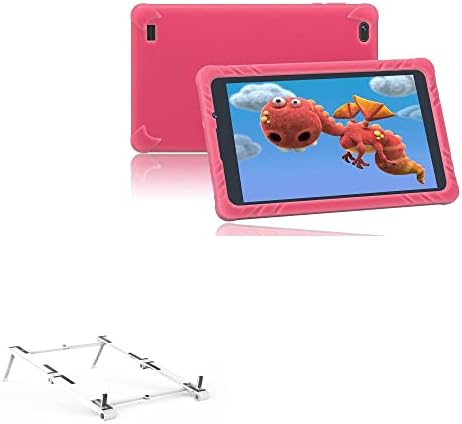 Поставяне и монтиране на BoxWave, съвместими с SGIN Toddler Tablet C8 (8 инча) - Имат Алуминиева поставка 3 в 1,