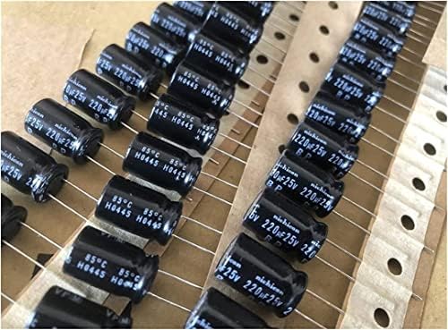 Комплект кондензатори GRUNI 10ШТ 25v220uf Серия VP-BP 220 uf/25 В Неполярный електролитни кондензатори за аудиоконденсаторов