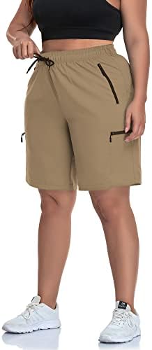 Дамски къси панталони-Карго SEKINO Размер Плюс За Туризъм, Леки, бързо съхнещи Летни къси Панталони, Спортни Улични