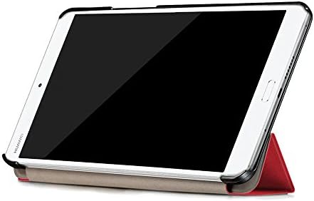 Калъф Kepuch Custer за Huawei MediaPad M3 8.4, ултра-тънък Твърд калъф от изкуствена кожа за Huawei MediaPad M3