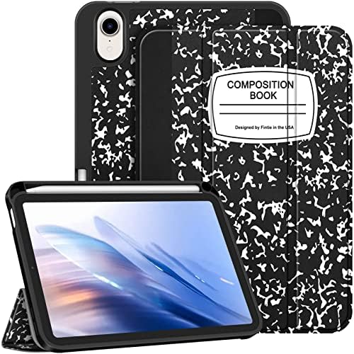 Калъф Fintie SlimShell за iPad Mini 6 2021 (8,3 инча) - [Вграден държач за моливи] Софт Защитни делото-поставка от TPU с функция за автоматично включване /изключване на iPad Mini 6-то поколе?