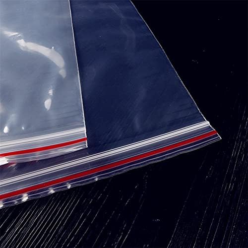 Yusland 500 Опаковки 4x5,5 1 mils Малки Пакетчета С Прозрачна Затварящ се Пластмасов Поли хранително-вкусовата цип