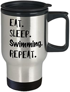 Чаши За плуване, Повторение Плуване По време на Хранене и Сън, Кафеена Чаша За Хоби, Идея Забавни Подаръци За Жени И Мъже-Плувци