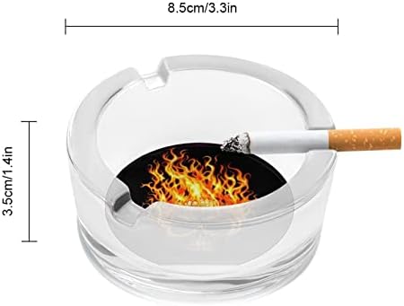 Стръмни Черепа Цигари Стъклени Пепелници През Цялата Титуляр За Пушачи Пепелник За Декорация На Дома Плотове На Хотела