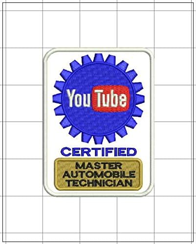 Кръпка СЕРТИФИЦИРАН Youtube Master Automobile Техник (3 x4)